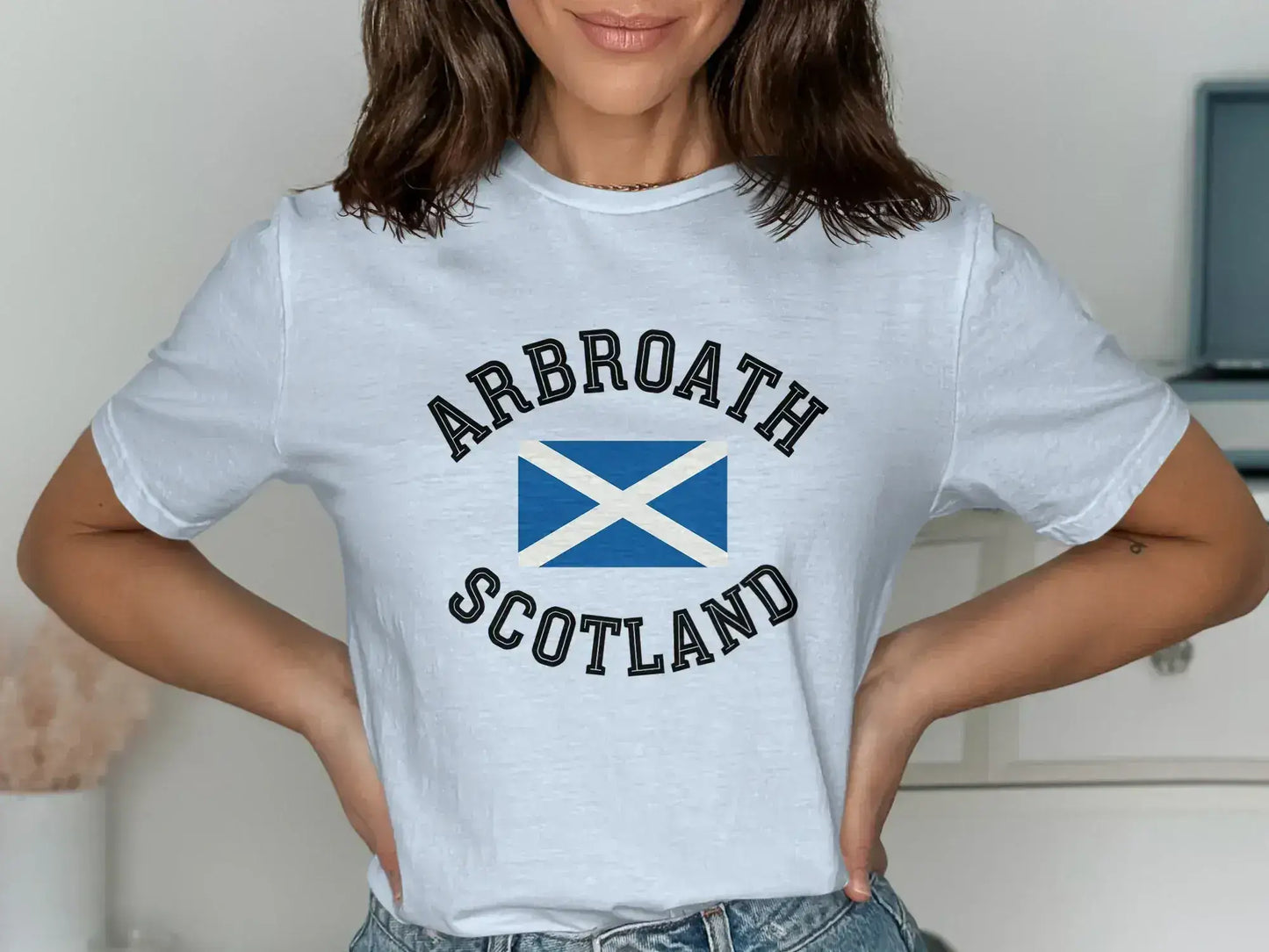 Arbroath Scotland T Shirt Flag Design product type