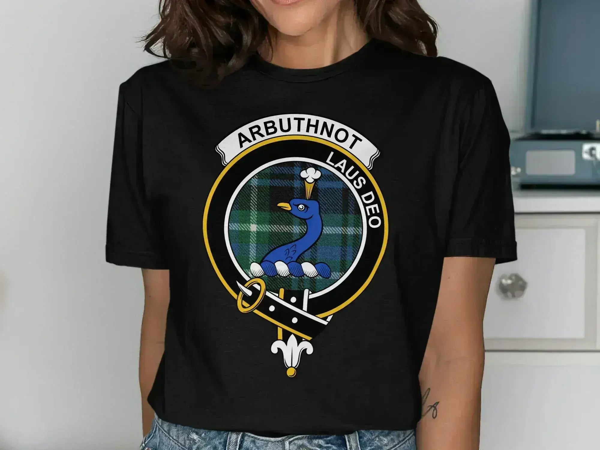 Arbuthnot Crest Emblem Graphic Tee Shirt product type