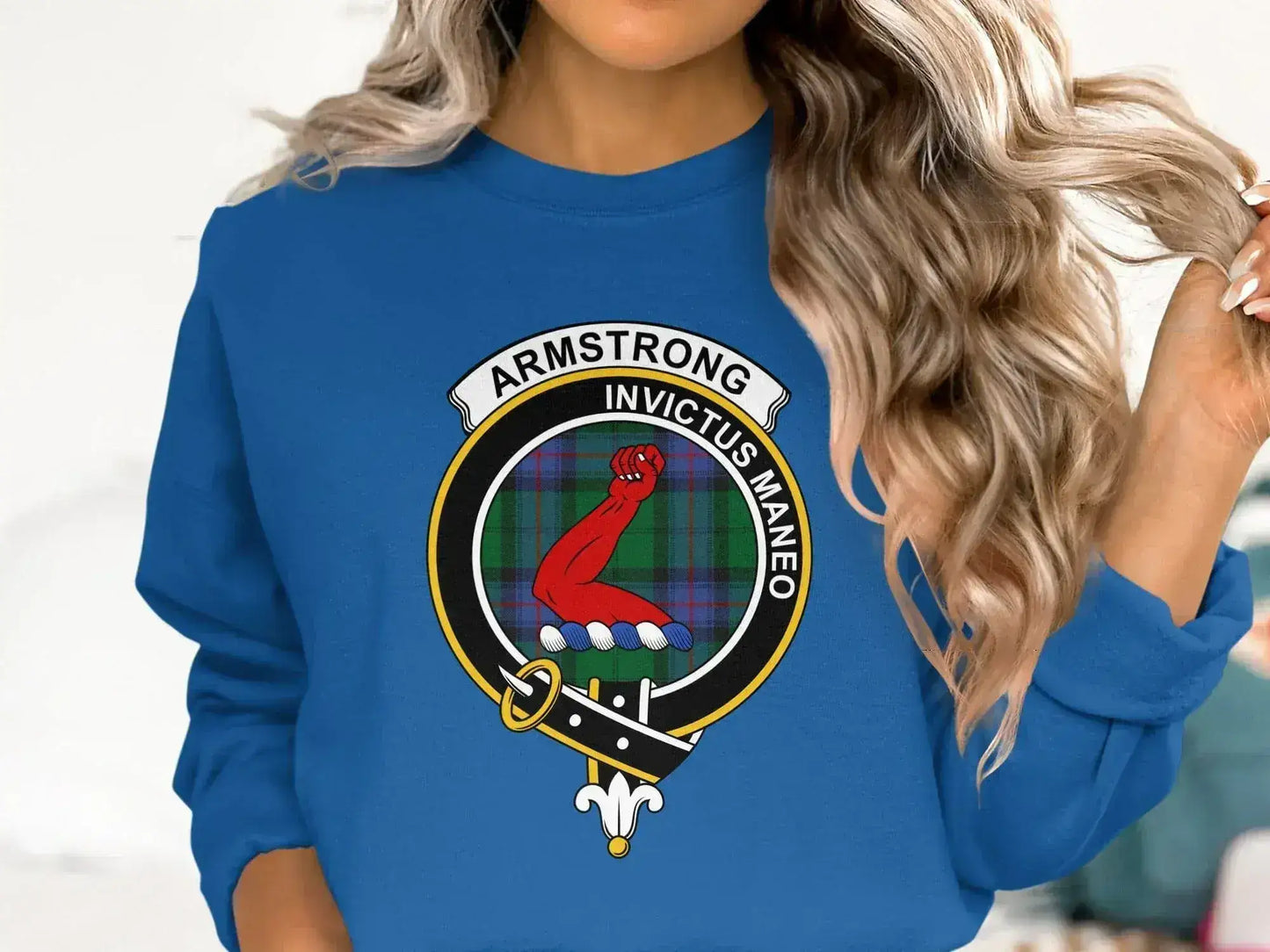 Armstrong Clan Invictus Maneo Crest Emblem product