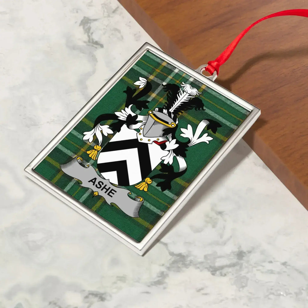 Ashe Family Crest Christmas Ornament product type