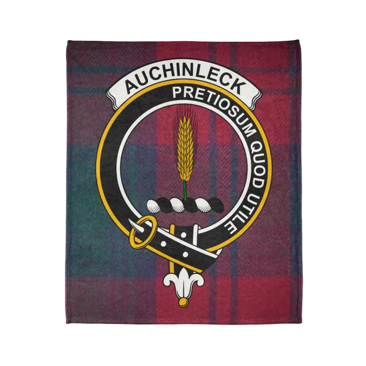 Auchinleck Pretiosum Quod Utile Tartan Blanket