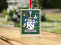 Auchmuty Family Crest Shield Tartan Ornament product