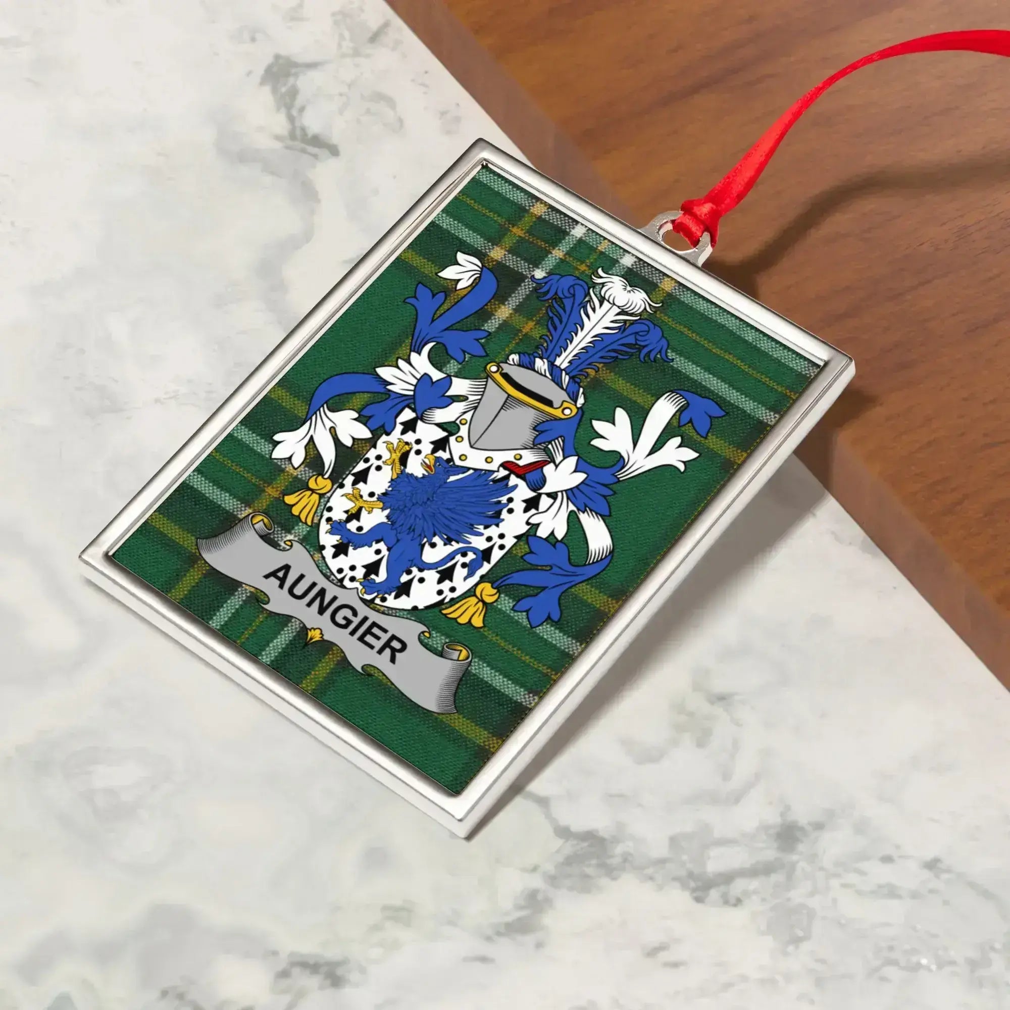 Family Crest Personalized Christmas Ornament product