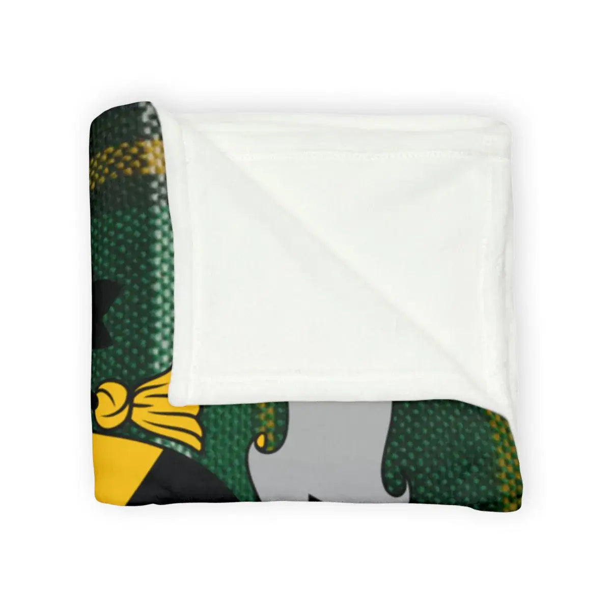 Soft Cozy Hogwarts Slytherin House Green Fleece Blanket
