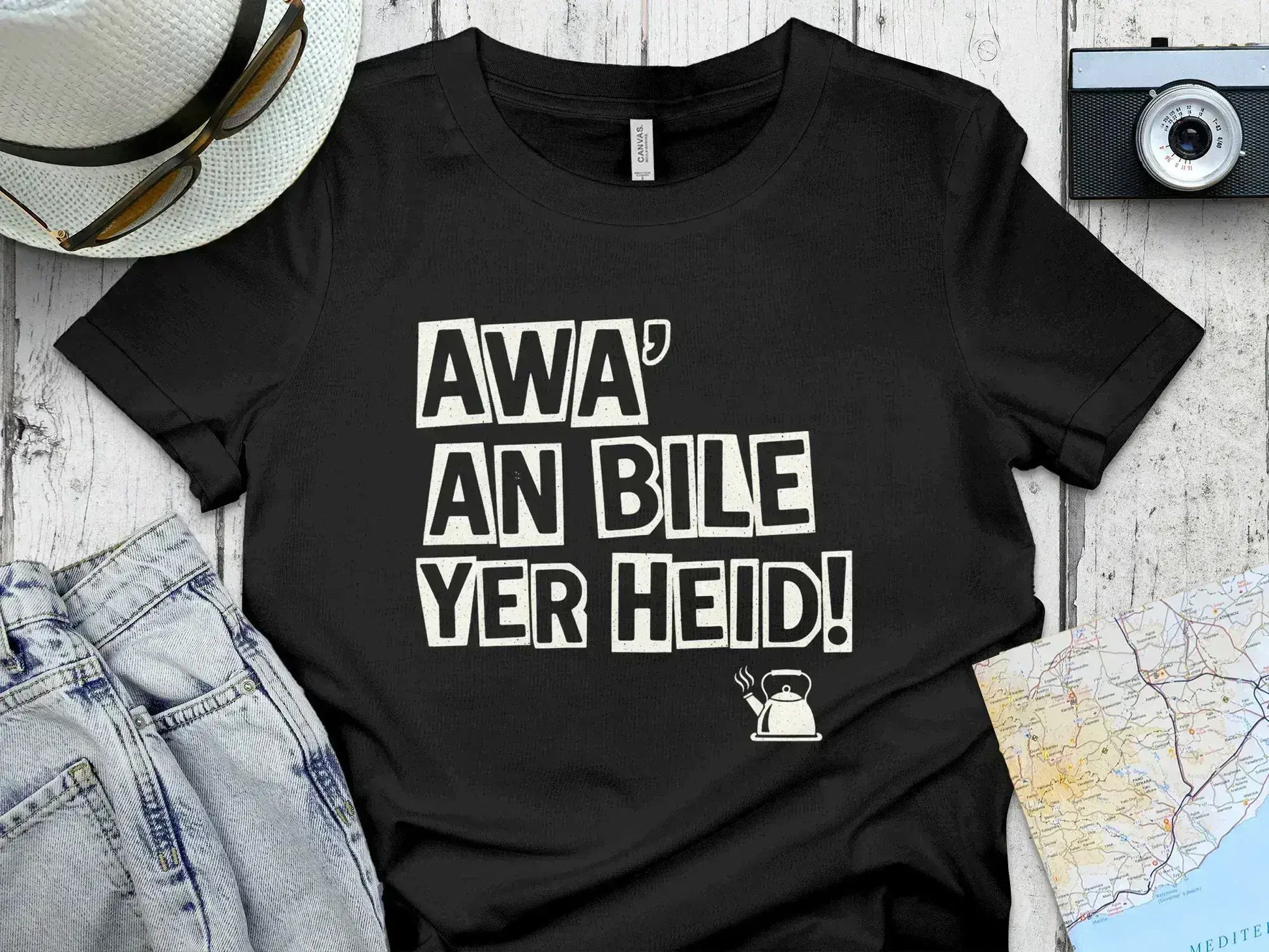 Awa An Bile Yer Heid Novelty Tee Shirt product
