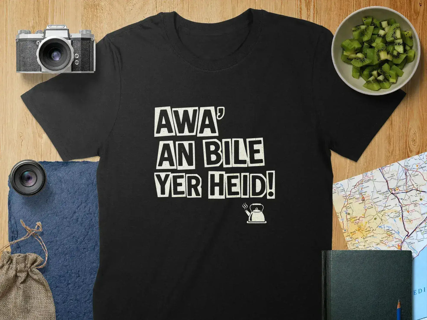 Funny Scottish Slang Graphic Tee Shirt Product