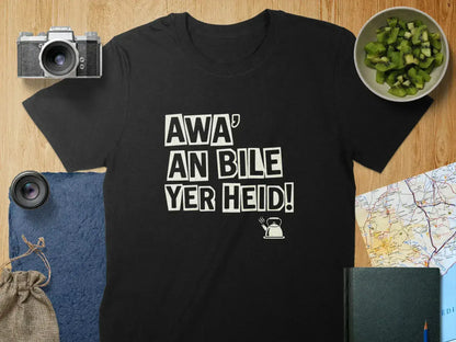 Funny Scottish Slang Graphic Tee Shirt Product