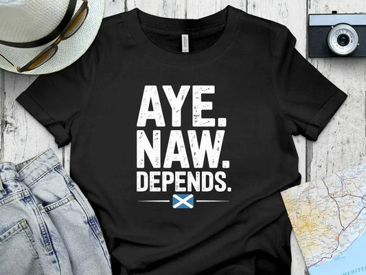 Aye Naw Depends Printed T-Shirt Novelty Product
