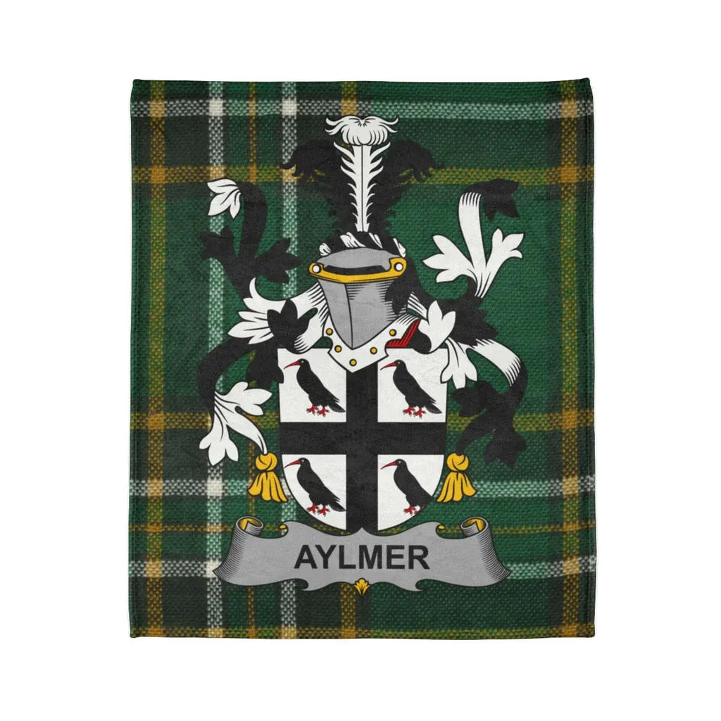 Aylmer Family Crest in Unique Design Blanket