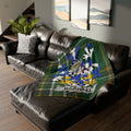 Bagnall Family Coat of Arms Fleece Throw Blanket