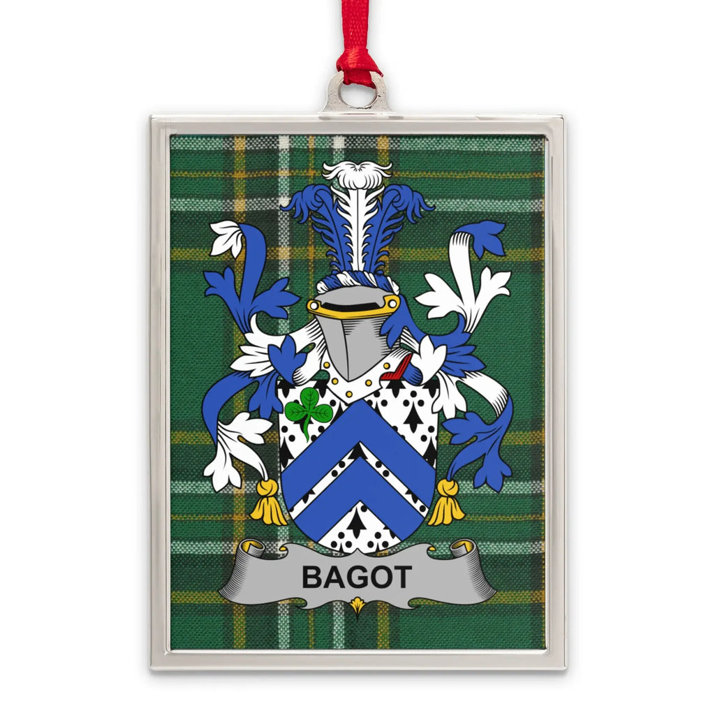Bagot Crest Plaid Ornament for Bagot product