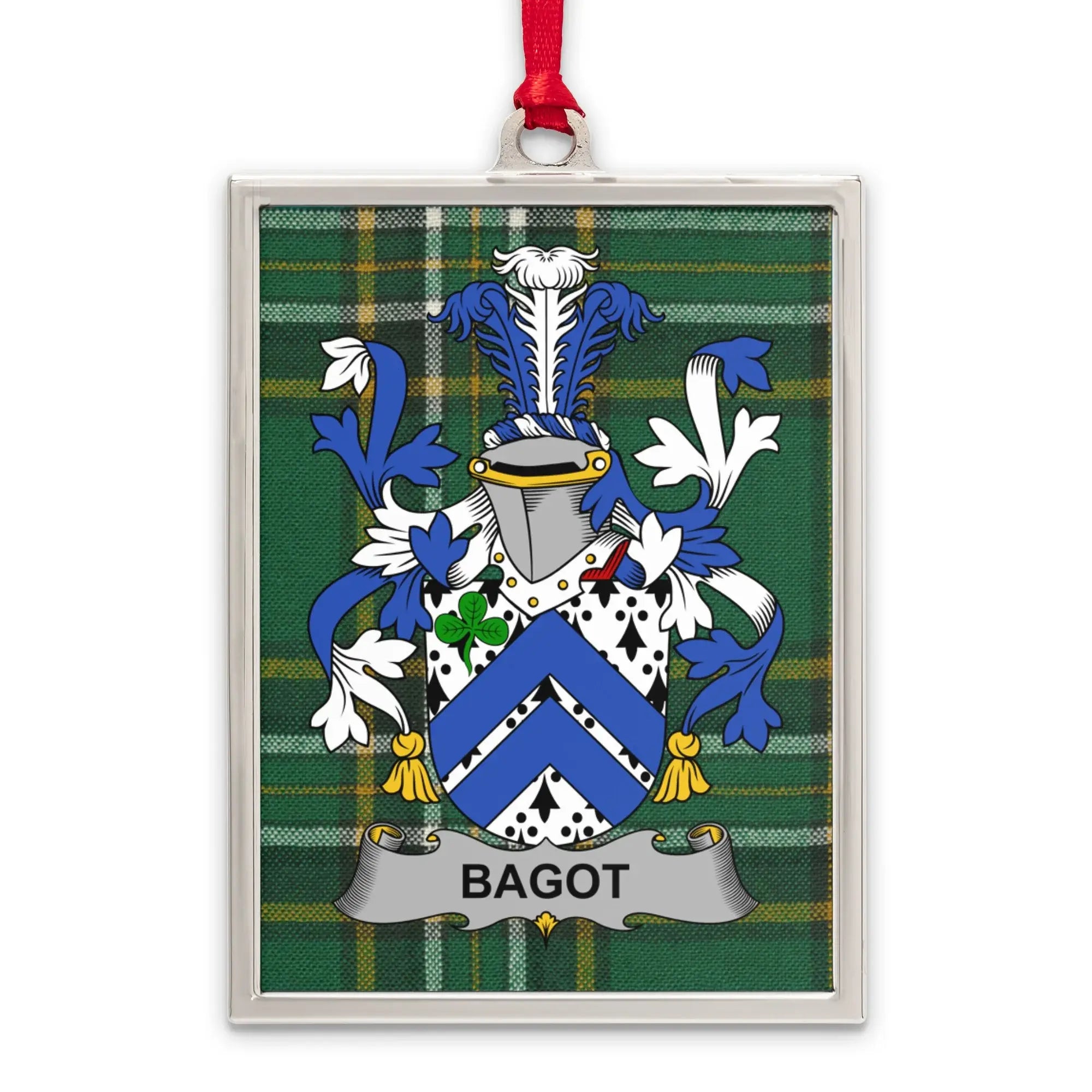 Bagot Crest Plaid Ornament for Bagot product