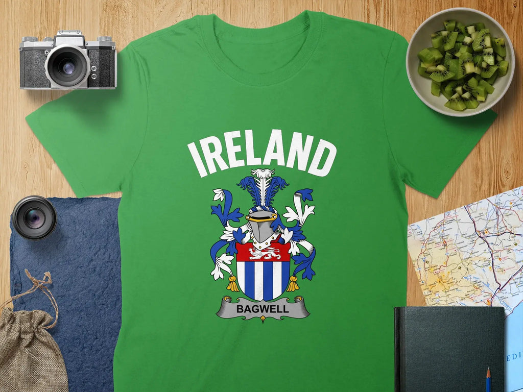 Ireland Shirt with Celtic Coat of Arms Design