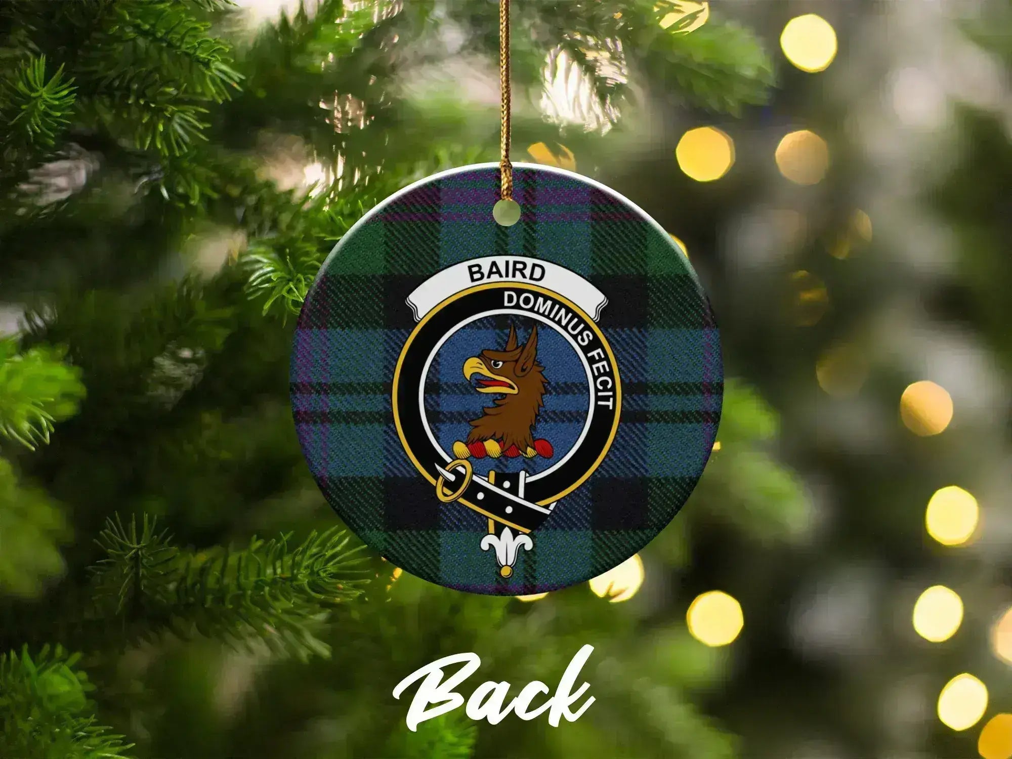 Baird Dominus Fecit Christmas Ornament product