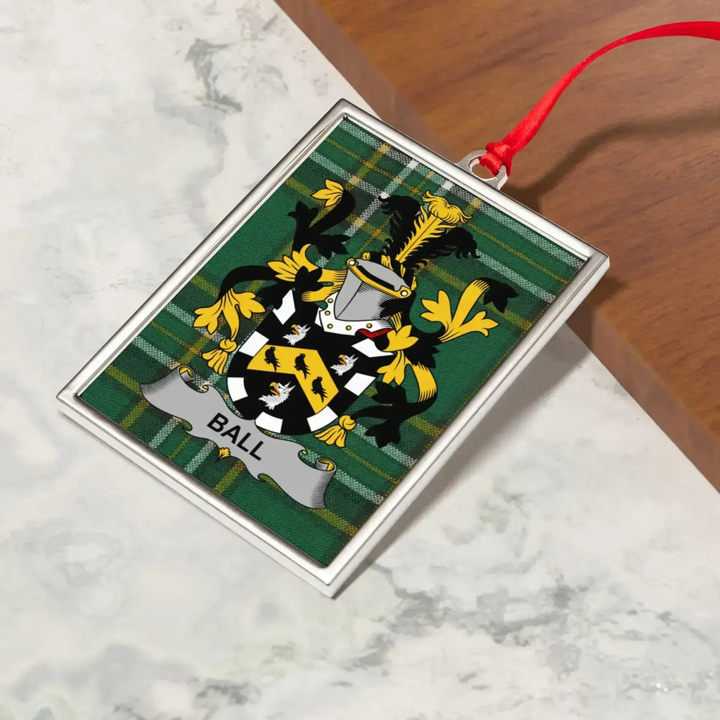 Personalized Family Crest Hanging Ornament product