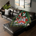 Personalized Bamber Family Crest Throw Blanket
