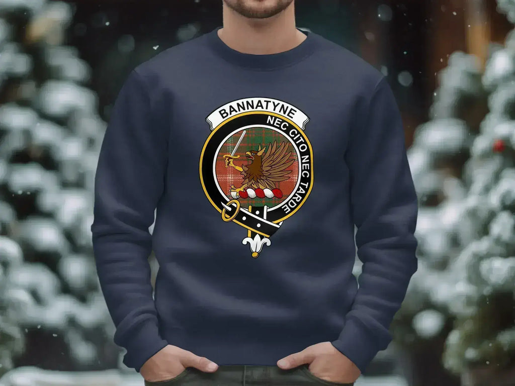 Bannatyne Clan Shield Design on Men's Sweatshirt product type