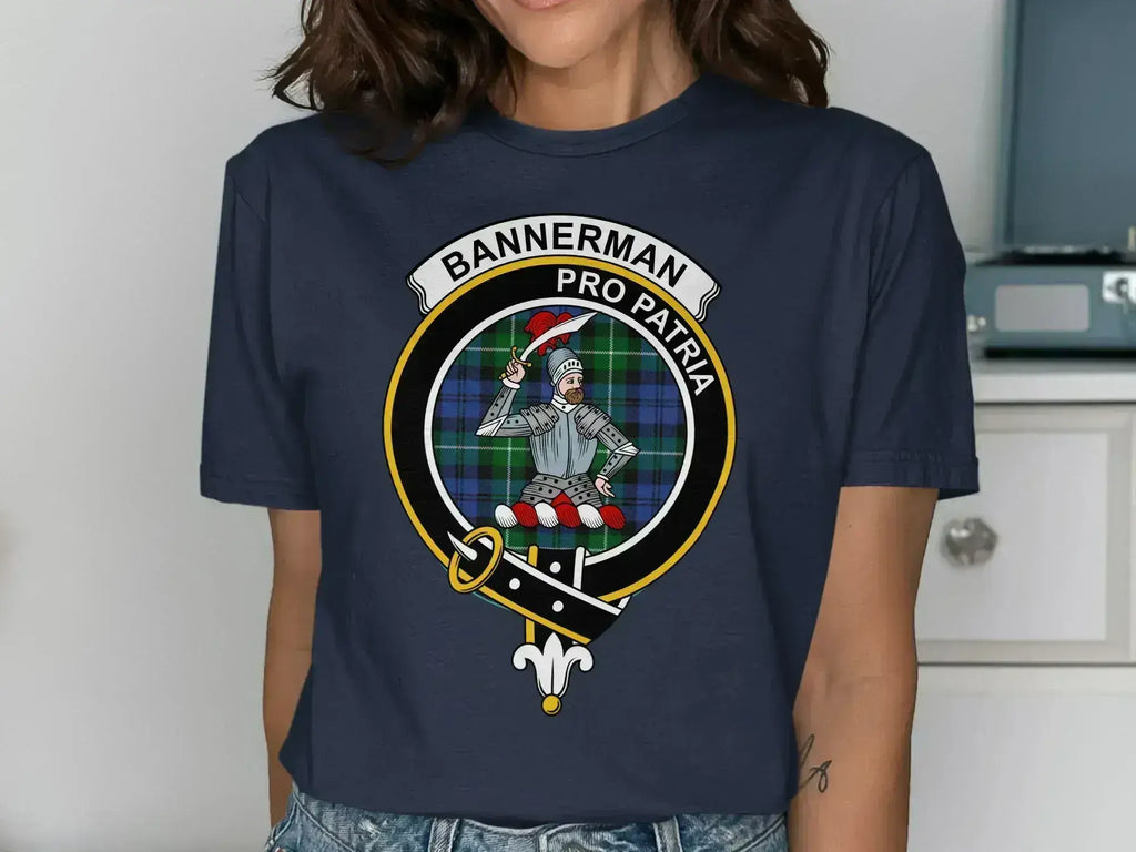 Bannerman pro patria graphic tee shirt — royal blue, unisex fit