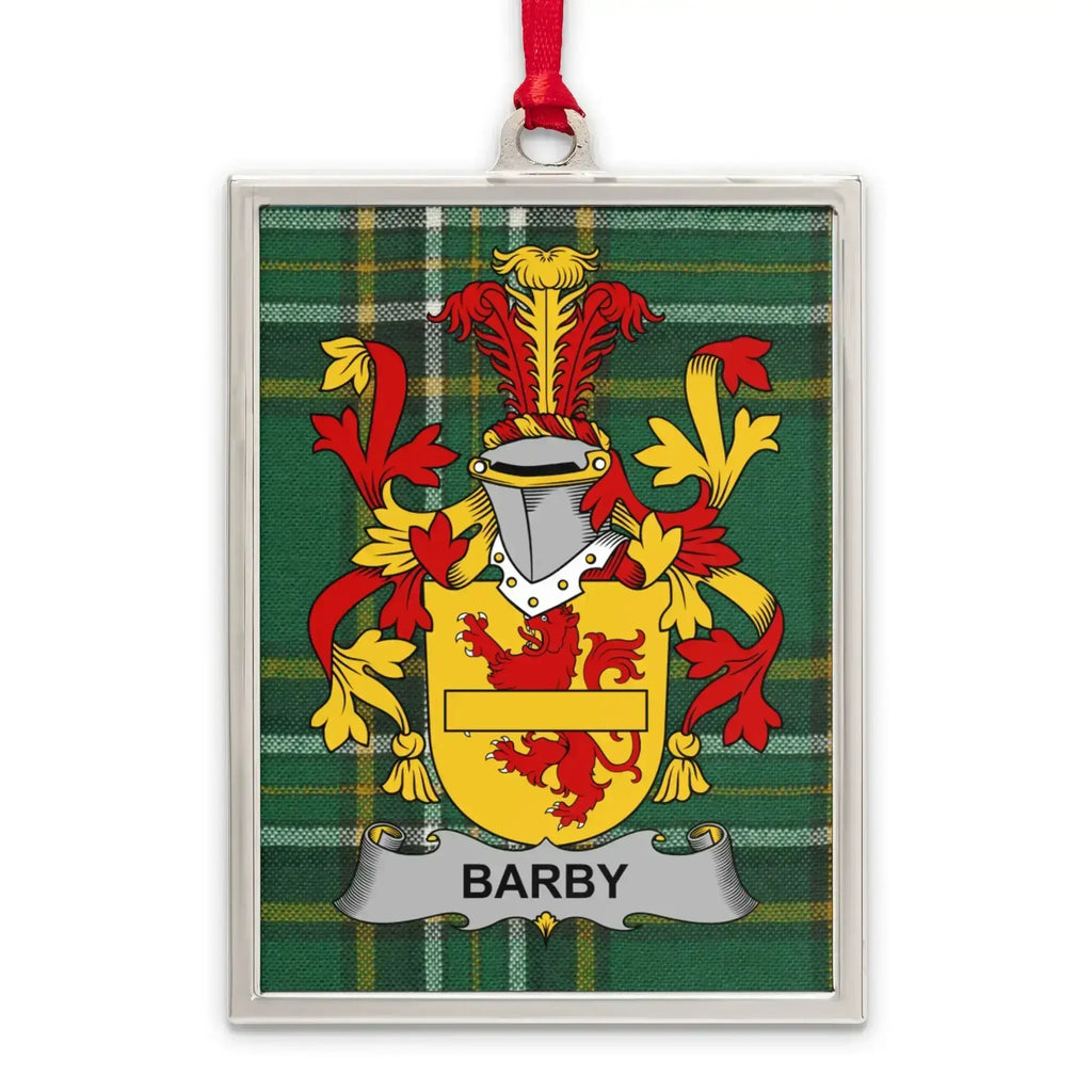 Custom Family Crest Personalized Ornament product type