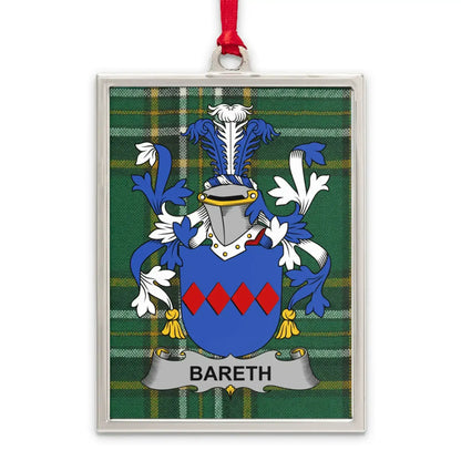 Customized BARETH Family Crest Plaque product