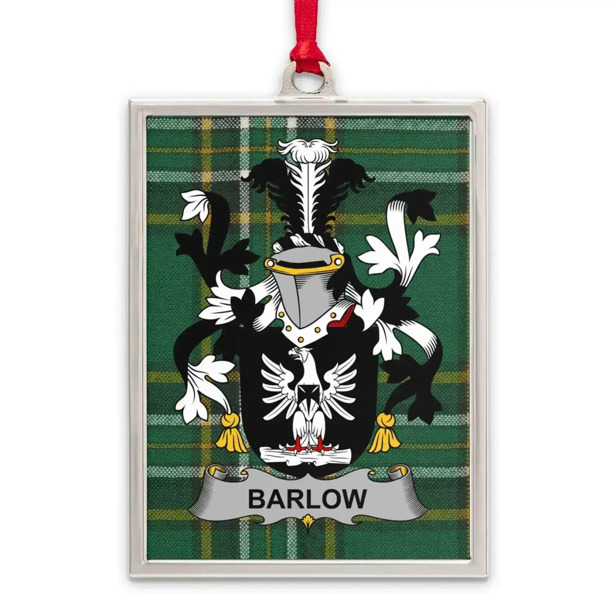 Barlow Family Crest Plaid Design Hanging Decoration product