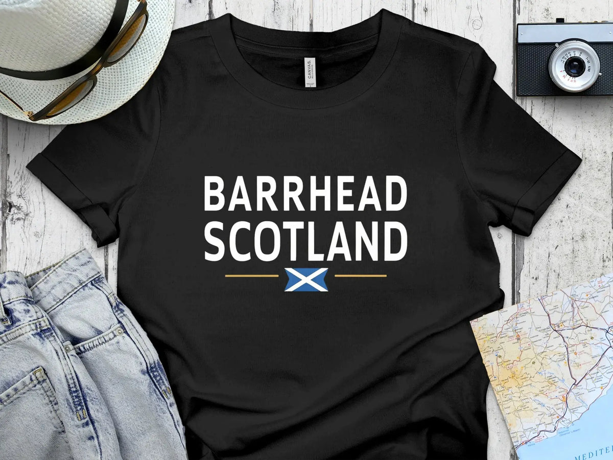 Barrhead Scotland Shirt with Scottish Flag
