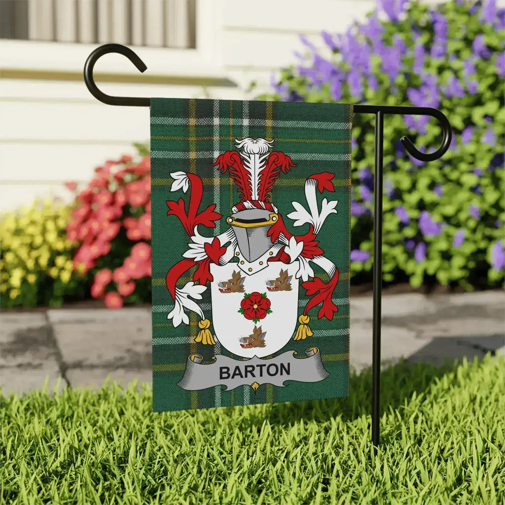 Barton Custom Family Crest Garden Flag product