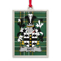 Batt Crest Green Tartan Plaid Holiday Ornament product type