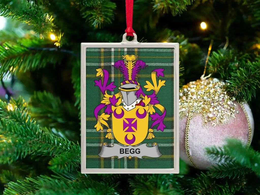 Begg Family Coat of Arms Christmas Ornament product