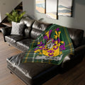Personalized Family Crest Begg Green Blanket