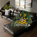 Bellew Family Crest Blanket for Modern Home Decor