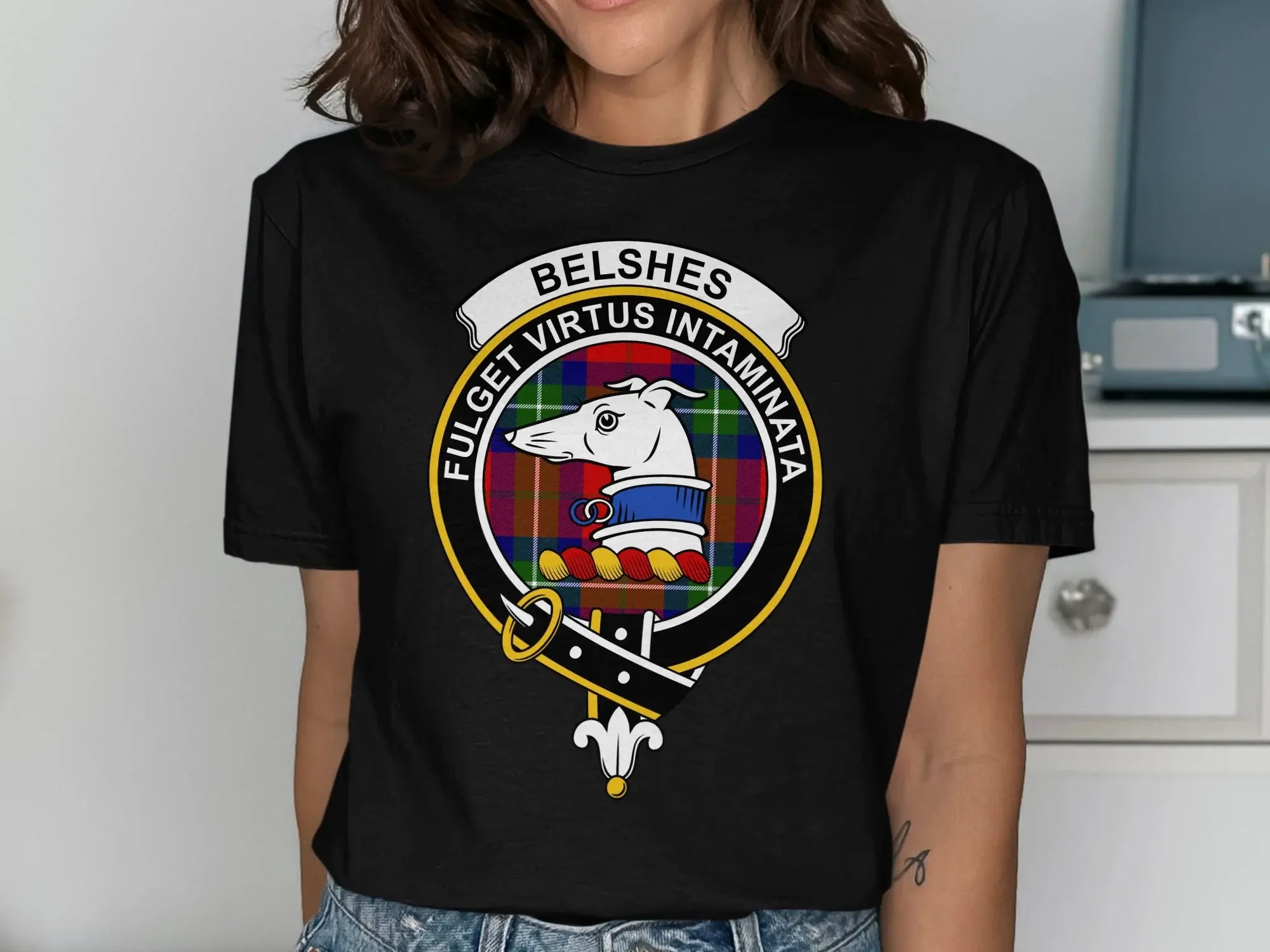 Belsher Fulget Virtus Intaminata Graphic T-shirt product