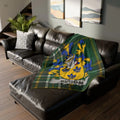 Personalized Betham Family Crest Throw Blanket