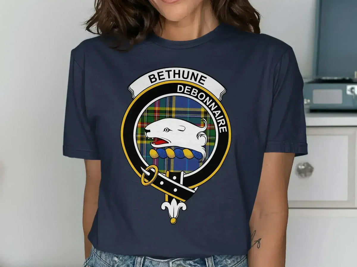 Bethune Debonnaire graphic tee — royal blue, unisex fit