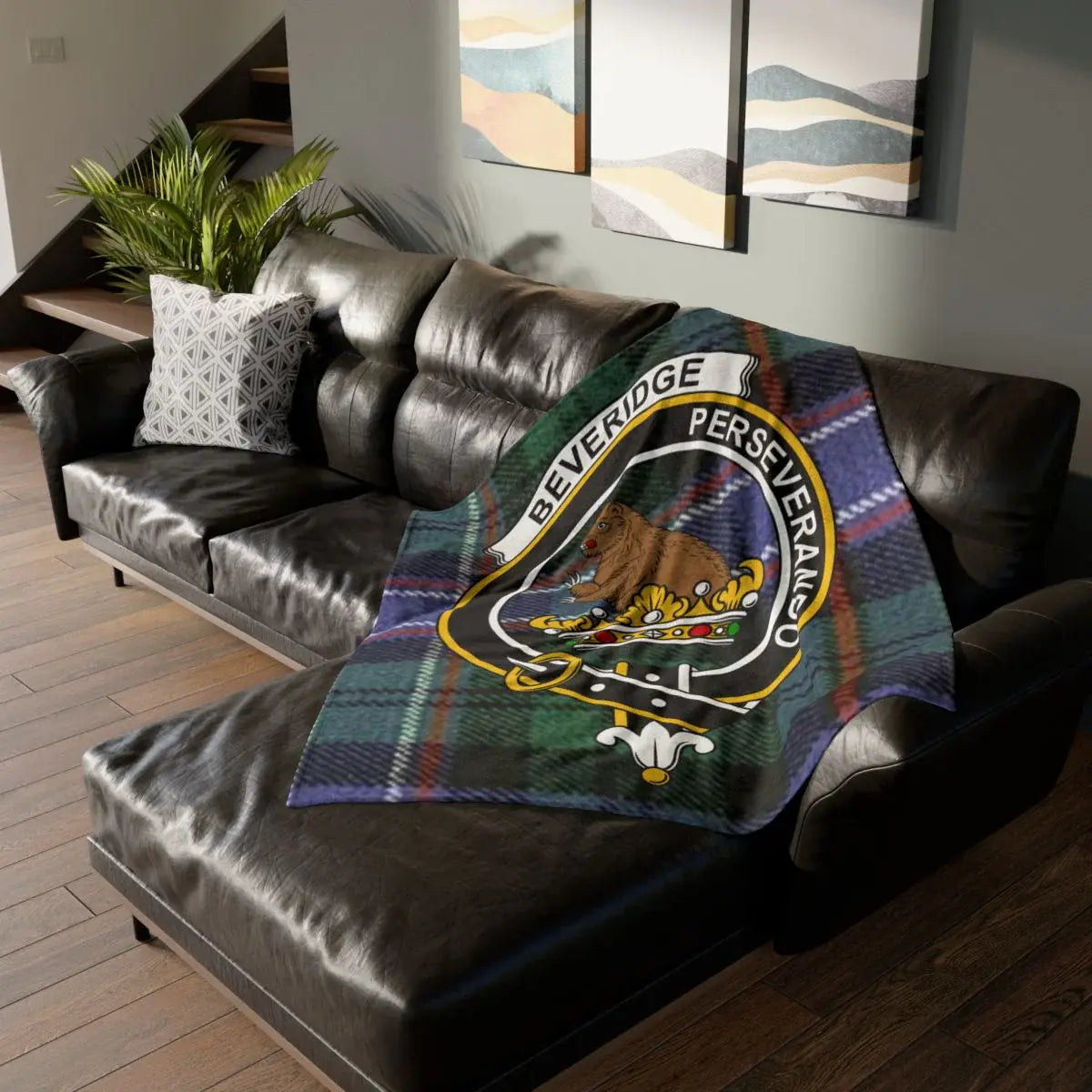 Beveridge Perseverance Plaid Blanket Product
