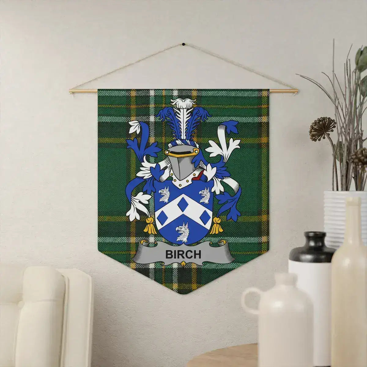 Personalized Family Crest Wall Hanging product