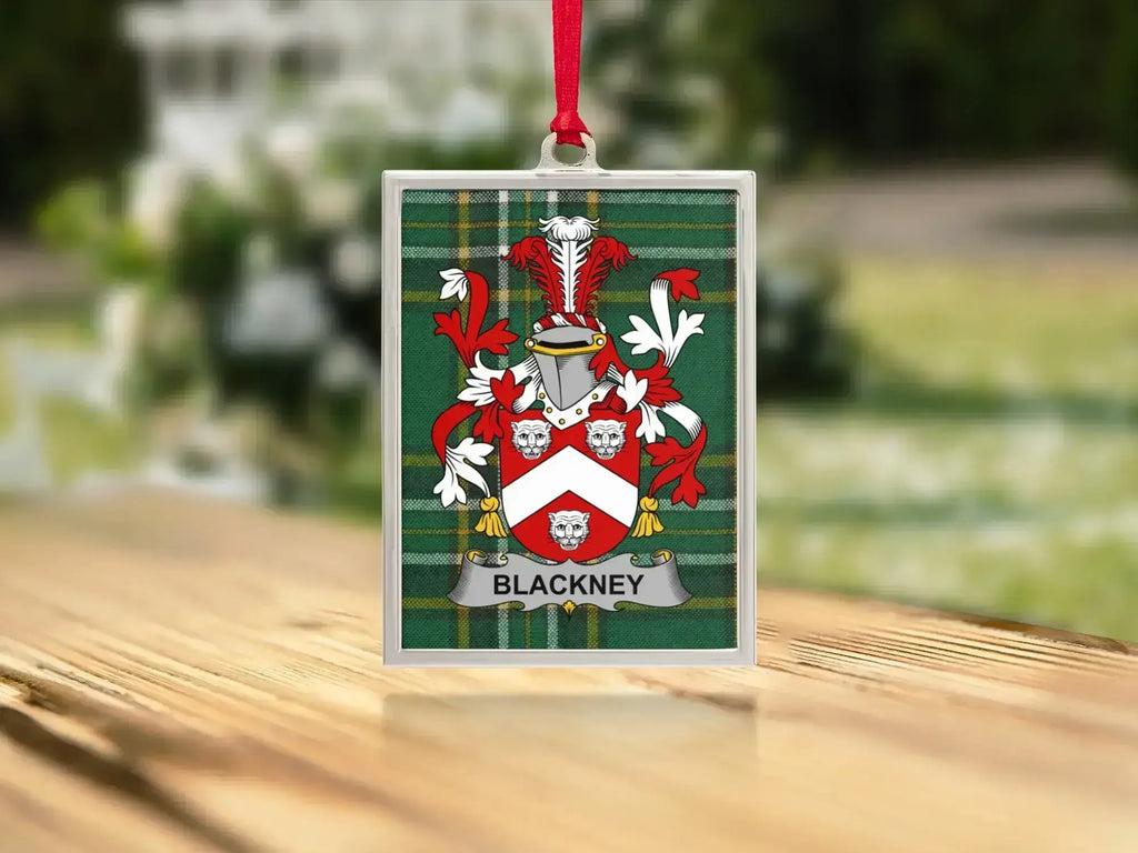 Blackney Family Crest Design Hanging Ornament product