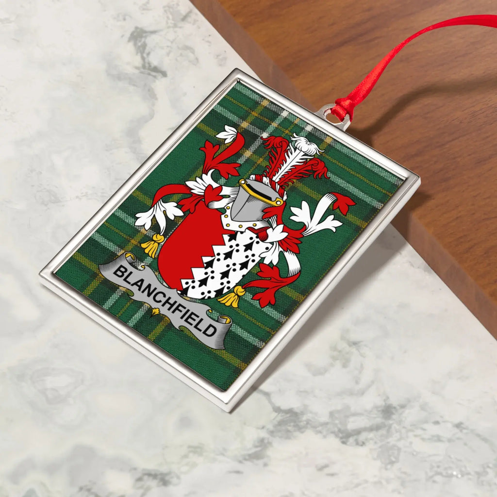 Blanchfield Coat of Arms Rectangular Ornament product