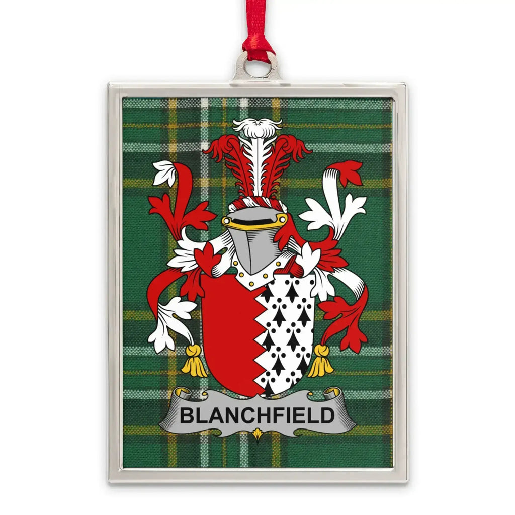 Blanchfield Family Crest and Shield Design product
