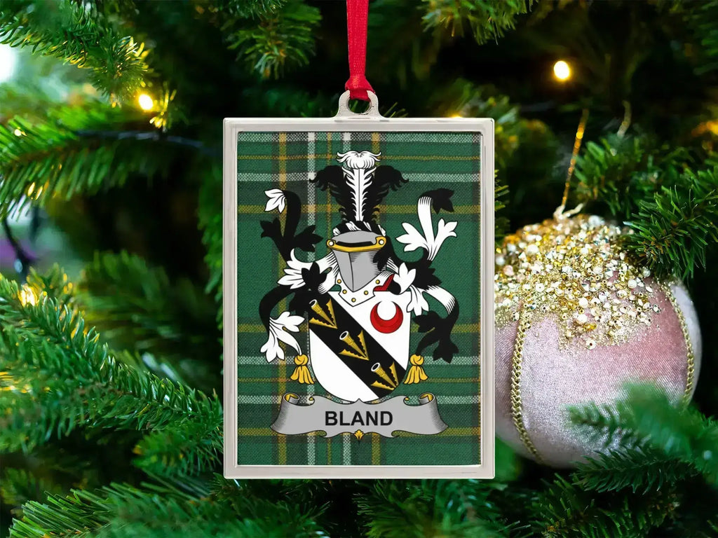Custom Family Crest Christmas Tree Decoration product