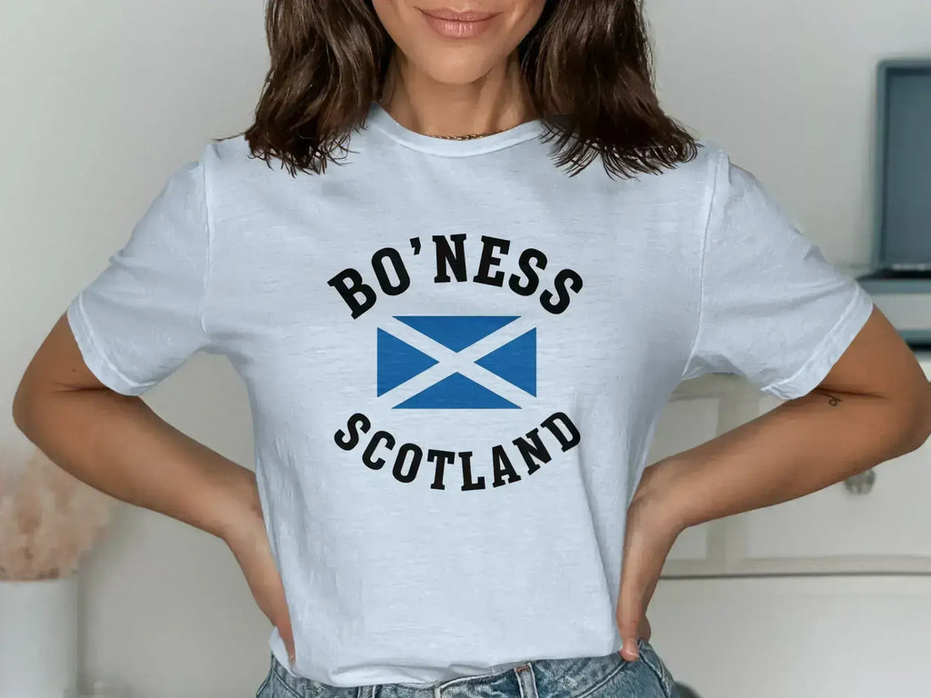 Bo'ness Scotland Graphic Tee Shirt Casual Wear