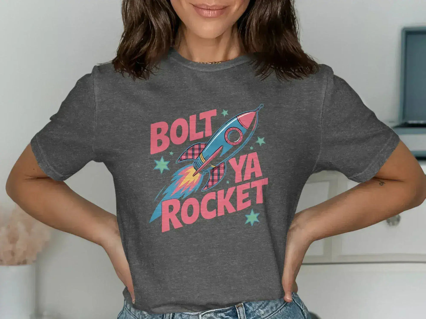 Bolt Ya Rocket Graphic Casual Style Product