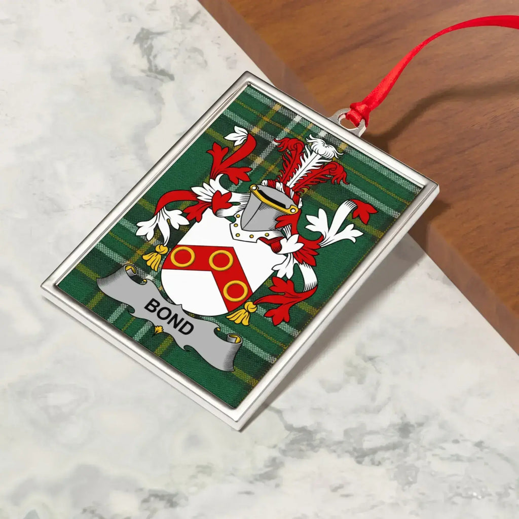 Personalized Bond Family Crest Ornament product