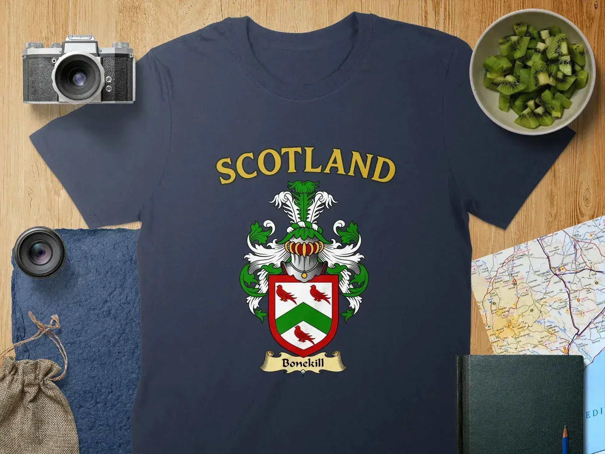 Scotland Bonekill Crest Emblem Graphic T-Shirt product