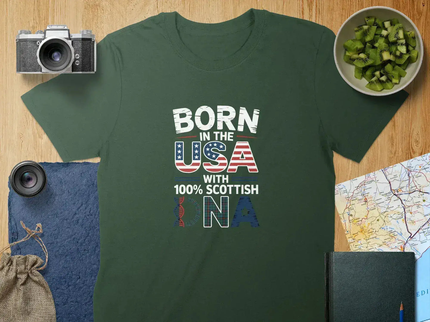 Born in the USA with 100 Percent Scottish DNA product type