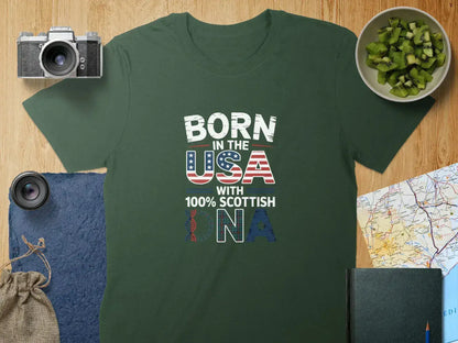 Born in the USA with 100 Percent Scottish DNA product type