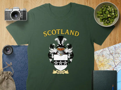 Scotland Boswell Family Crest Graphic T-Shirt product