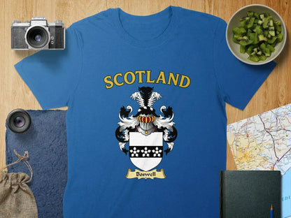 Scotland Boswell Crest Family Heritage T-shirt product type