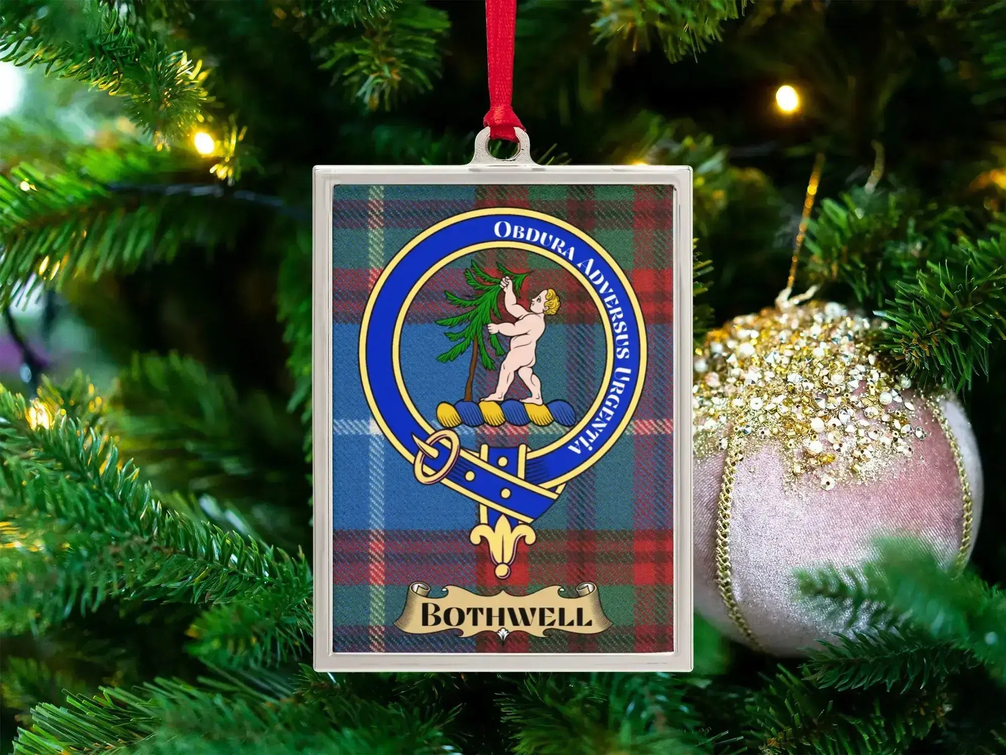 Bothwell Clan Crest Square Ornament Christmas product