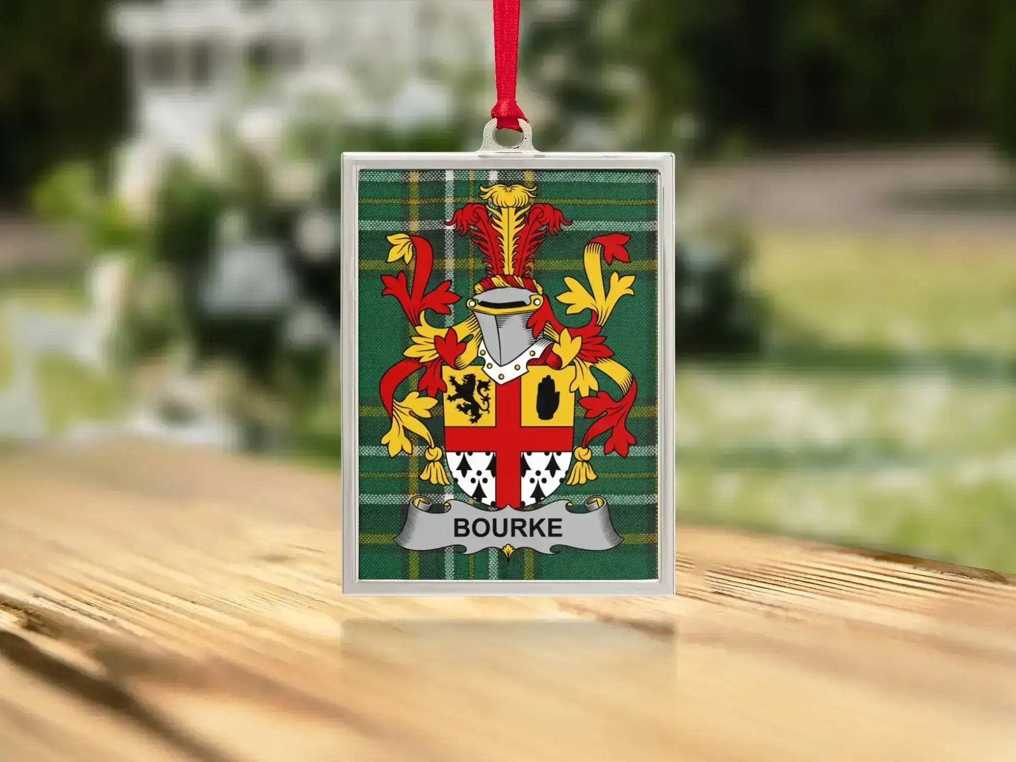 Elegant Custom Family Crest Ornament Product Type